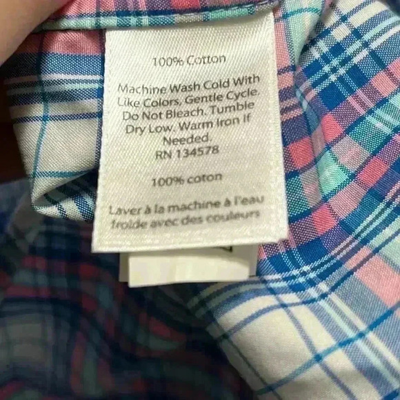 Vineyard Vines Mens Classic Fit Tucker plaid Button Down Shirt Size XXL - Picture 8 of 12